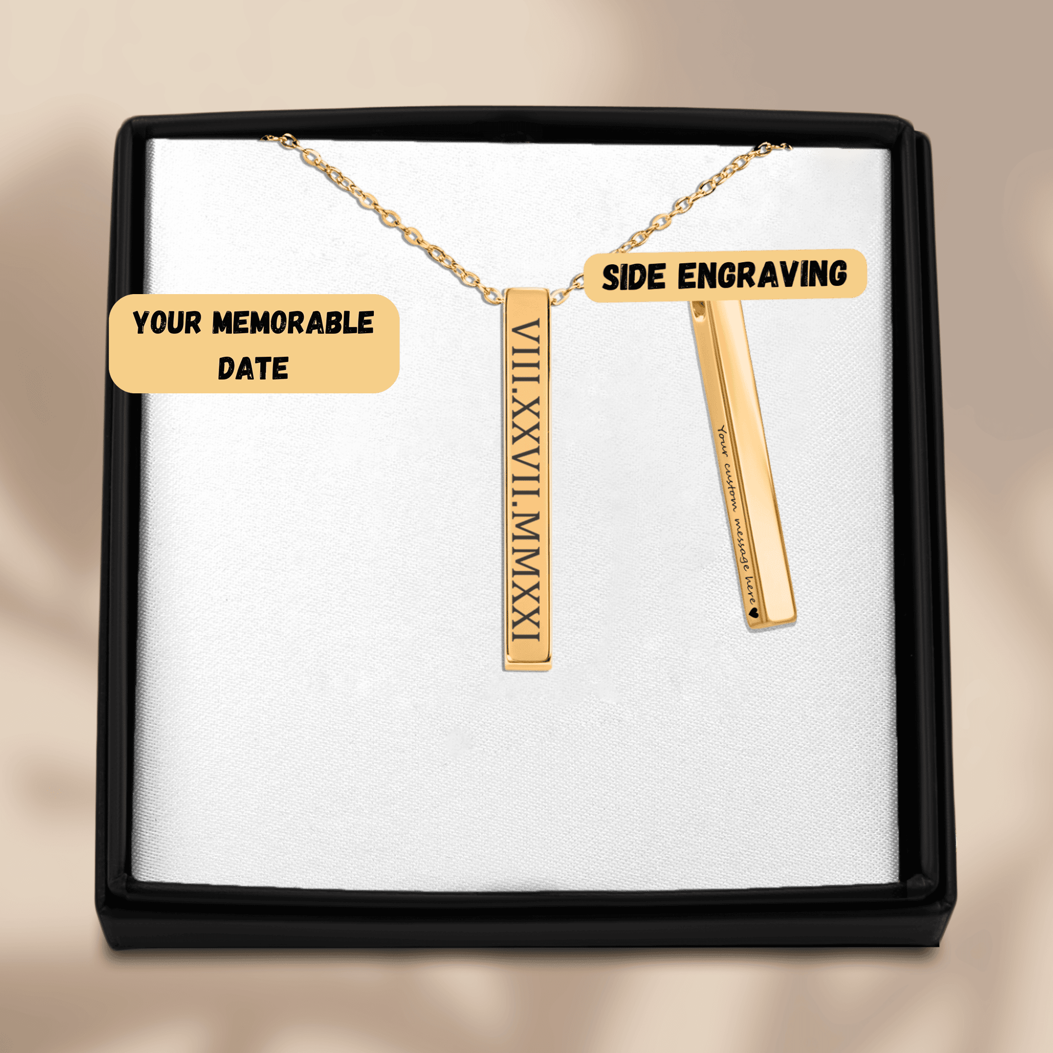 Aeternum. A Timeless Roman Numeral Necklace