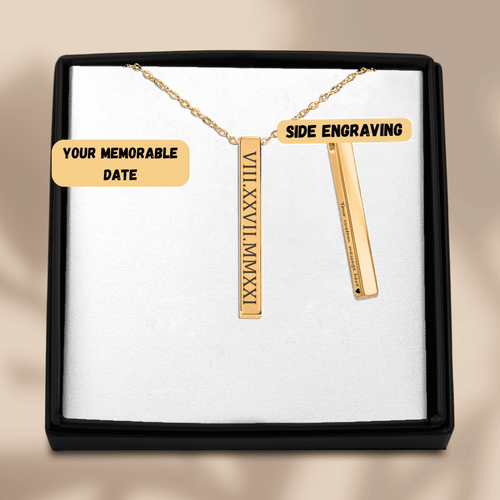Aeternum. A Timeless Roman Numeral Necklace